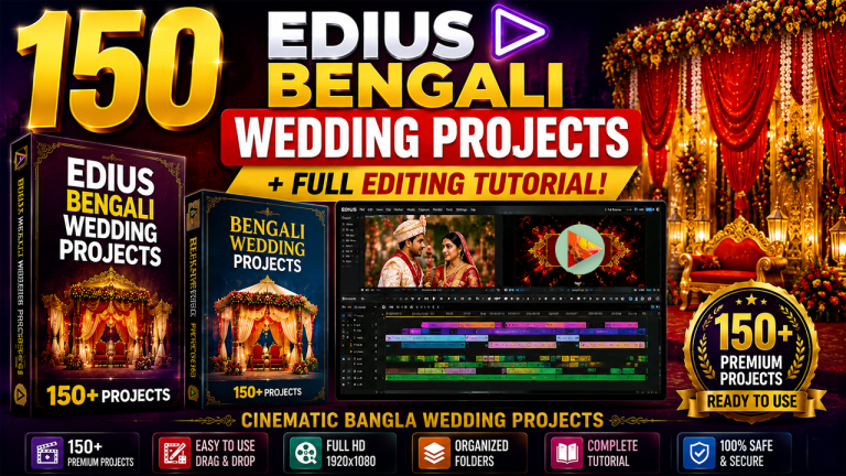 150 Edius Bengali Wedding Project By_Soft Tech-i