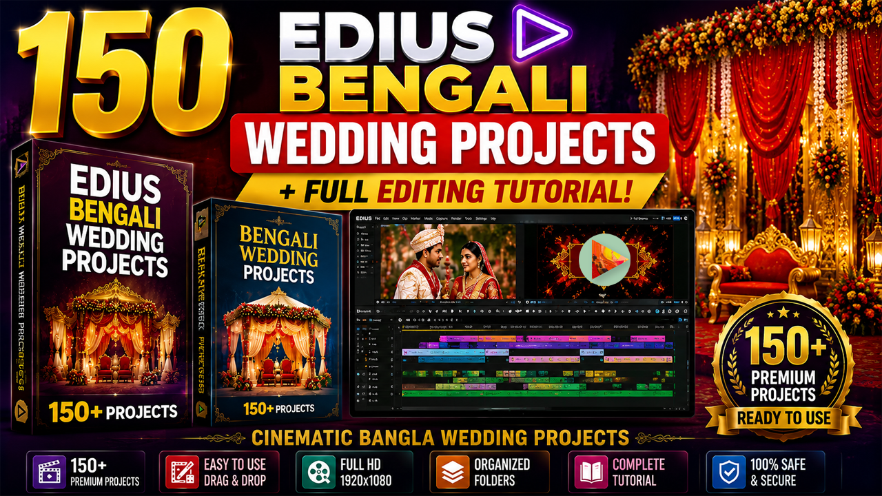150 Edius Bengali Wedding Project By_Soft Tech-i
