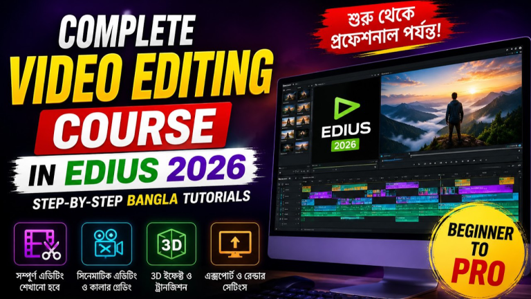EDIUS Video Editing Course 2026