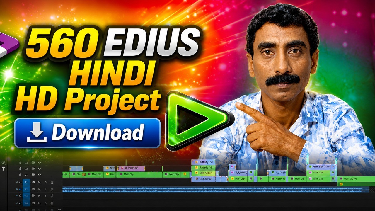 Edius HD Hindi MASTER PROJECT | EDIUS Wedding Project!
